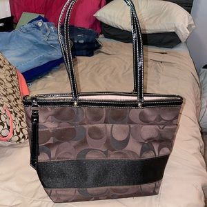 Brown Coach bag